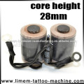 Machine de tatouage de haute qualité bobines carton noyau en acier 10 bobines bobines hauteur bobine 28 mm